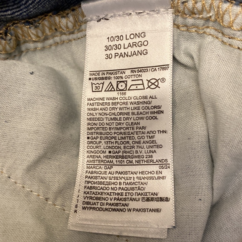 Women’s GAP denim 30L/10 High Rise Wide-Leg preowned jeans. - Picture 9 of 13